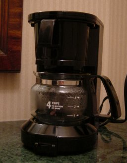 A Coffee Pot That Stops Brewing when the Pot is Removed