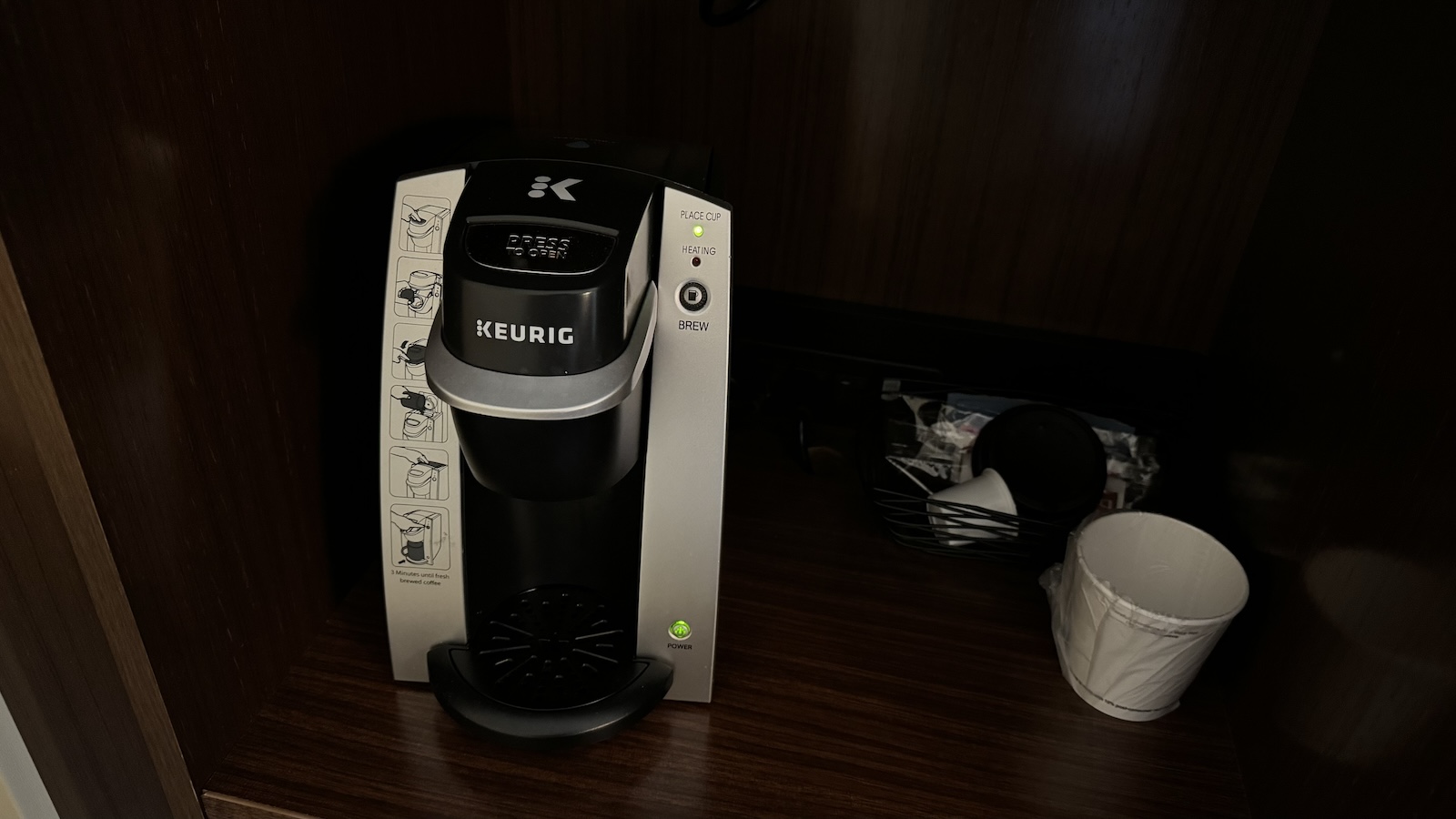 Keurig Coffee Machine Won’t Brew without a Cup in Place